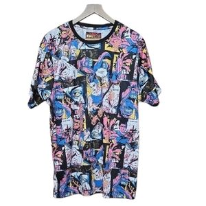 Vibrant Anime Graphic Tee - Multicolor